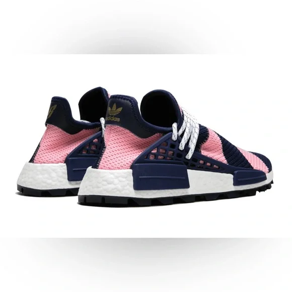 Pharrell x Billionaire Boys Club x NMD Human Race Trail “Heart & Mind” Navy/Pink - Picture 5 of 10
